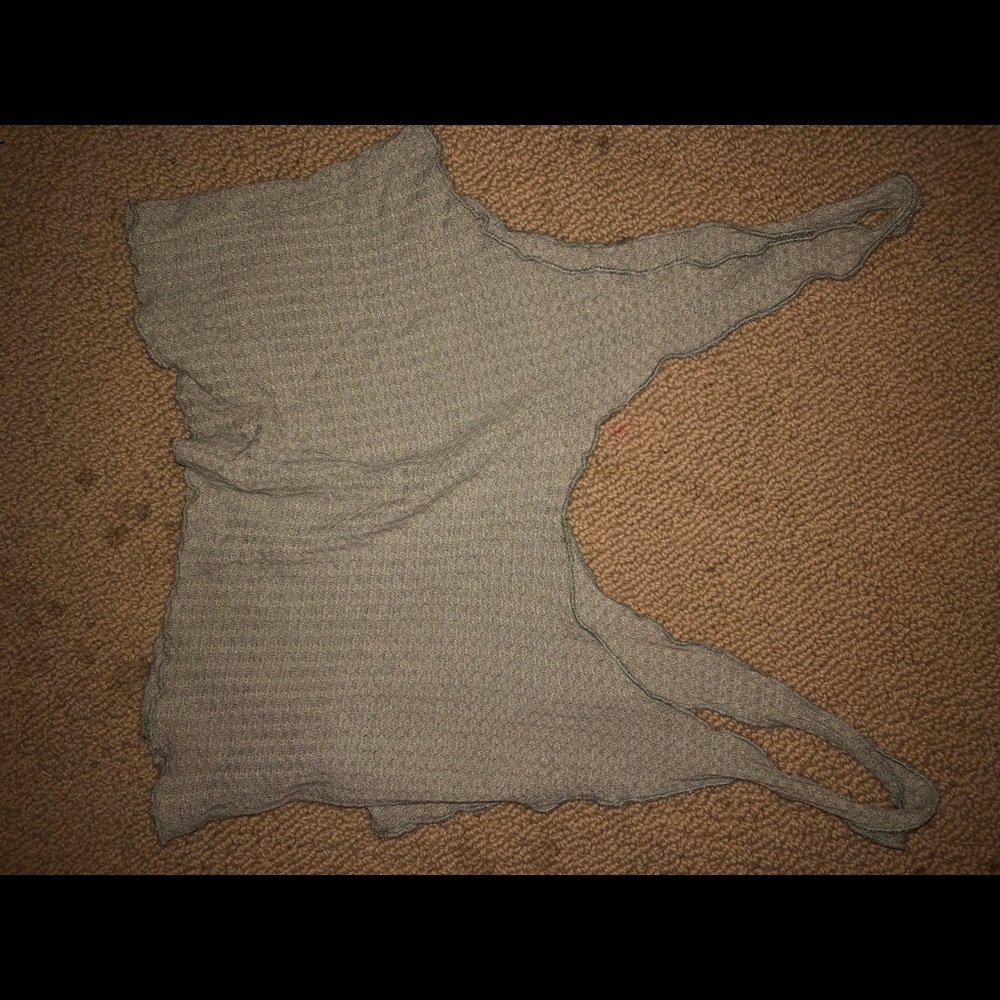 Soft tank hippie cropped top